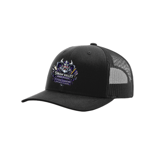 Swan Valley Embroidered Snapback Trucker Hat